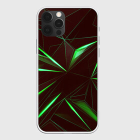 Чехол для iPhone 12 Pro Max с принтом STRIPES GREEN 3D в Новосибирске, Силикон |  | Тематика изображения на принте: abstract | geometry | абстракция | геометрия | градиент | линии