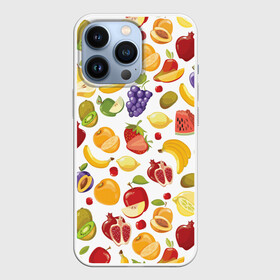 Чехол для iPhone 13 Pro с принтом Фрукты в Новосибирске,  |  | Тематика изображения на принте: фрукты | ягоды