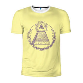 Мужская футболка 3D спортивная с принтом Всевидящее око в Новосибирске, 100% полиэстер с улучшенными характеристиками | приталенный силуэт, круглая горловина, широкие плечи, сужается к линии бедра | eye | freemasonry | illuminati | secret | see | society | всевидящее | заговор | иллюминаты | ложа | масонская | масонство | общество | око | пирамида | просвещённые | тайное | теория