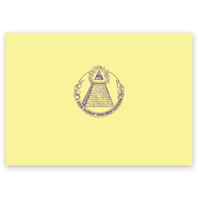 Поздравительная открытка с принтом Всевидящее око в Новосибирске, 100% бумага | плотность бумаги 280 г/м2, матовая, на обратной стороне линовка и место для марки
 | Тематика изображения на принте: eye | freemasonry | illuminati | secret | see | society | всевидящее | заговор | иллюминаты | ложа | масонская | масонство | общество | око | пирамида | просвещённые | тайное | теория