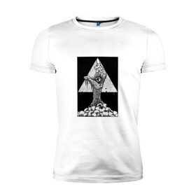 Мужская футболка премиум с принтом Всевидящее око в Новосибирске, 92% хлопок, 8% лайкра | приталенный силуэт, круглый вырез ворота, длина до линии бедра, короткий рукав | eye | freemasonry | illuminati | secret | see | society | всевидящее | заговор | иллюминаты | ложа | масонская | масонство | общество | око | пирамида | просвещённые | тайное | теория