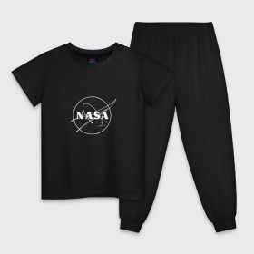 Детская пижама хлопок с принтом NASA COLLECTION в Новосибирске, 100% хлопок |  брюки и футболка прямого кроя, без карманов, на брюках мягкая резинка на поясе и по низу штанин
 | Тематика изображения на принте: 