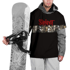 Накидка на куртку 3D с принтом Slipknot в Новосибирске, 100% полиэстер |  | 