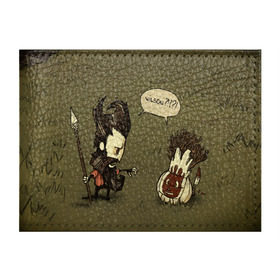 Обложка для студенческого билета с принтом Don`t starve в Новосибирске, натуральная кожа | Размер: 11*8 см; Печать на всей внешней стороне | 