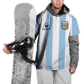 Накидка на куртку 3D с принтом Марадона Аргентина ретро в Новосибирске, 100% полиэстер |  | maradona | аргентина | марадона | ретро