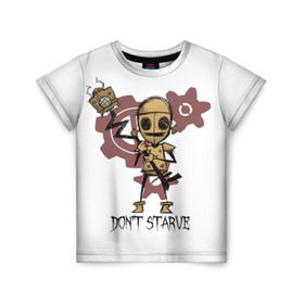 Детская футболка 3D с принтом Don`t starve в Новосибирске, 100% гипоаллергенный полиэфир | прямой крой, круглый вырез горловины, длина до линии бедер, чуть спущенное плечо, ткань немного тянется | Тематика изображения на принте: 
