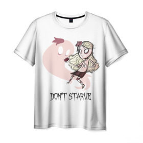 Мужская футболка 3D с принтом Don`t starve в Новосибирске, 100% полиэфир | прямой крой, круглый вырез горловины, длина до линии бедер | 