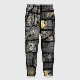 Мужские брюки 3D с принтом Don`t starve в Новосибирске, 100% полиэстер | манжеты по низу, эластичный пояс регулируется шнурком, по бокам два кармана без застежек, внутренняя часть кармана из мелкой сетки | 