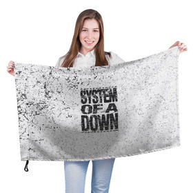 Флаг 3D с принтом System of a Down в Новосибирске, 100% полиэстер | плотность ткани — 95 г/м2, размер — 67 х 109 см. Принт наносится с одной стороны | soad | soil | system of a down | группа | дав | дарон малакян | джон долмаян | метал | ню | оф | рок | серж танкян | систем | соад | сод | соэд | шаво одаджян | э доун