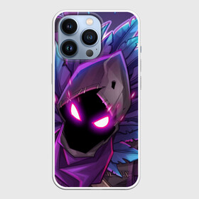 Чехол для iPhone 13 Pro с принтом FORTNITE RAVEN | ФОРТНАЙТ ВОРОН в Новосибирске,  |  | 2019 | cybersport | esport | fortnite | game | logo | игра | киберспорт | логотип | симулятор строительства | строительство | фиолетовый | фирменные цвета | фортнайт