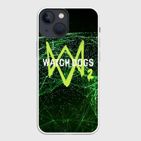 Чехол для iPhone 13 mini с принтом WATCH DOGS 2 в Новосибирске,  |  | action | ct os | fox | gamer | hacker | player | watch dogs | watch dogs 2 | знак лиса | хакер