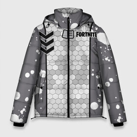 Мужская зимняя куртка 3D с принтом Fortnite Мастер сюрикенов в Новосибирске, верх — 100% полиэстер; подкладка — 100% полиэстер; утеплитель — 100% полиэстер | длина ниже бедра, свободный силуэт Оверсайз. Есть воротник-стойка, отстегивающийся капюшон и ветрозащитная планка. 

Боковые карманы с листочкой на кнопках и внутренний карман на молнии. | Тематика изображения на принте: fortnite | save | the | world | борьба | выживани | зомби | монстры | симулятора | фортнайт