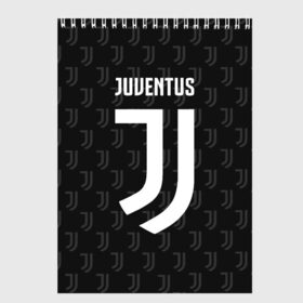 Скетчбук с принтом Juventus FC Pattern в Новосибирске, 100% бумага
 | 48 листов, плотность листов — 100 г/м2, плотность картонной обложки — 250 г/м2. Листы скреплены сверху удобной пружинной спиралью | juventus | pattern | паттерн | форма | футбольная | юва | ювентус