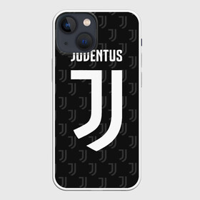 Чехол для iPhone 13 mini с принтом Juventus FC Pattern в Новосибирске,  |  | juventus | pattern | паттерн | форма | футбольная | юва | ювентус