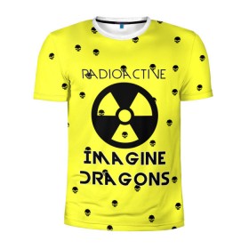 Мужская футболка 3D спортивная с принтом Imagine Dragons radioactive в Новосибирске, 100% полиэстер с улучшенными характеристиками | приталенный силуэт, круглая горловина, широкие плечи, сужается к линии бедра | Тематика изображения на принте: dragons | evolve | imagines | imagining | radioactive | вообрази драконов | имеджин драгонс | рок | хит