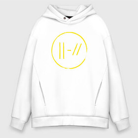 Мужское худи Oversize хлопок с принтом twenty one pilots trench в Новосибирске, френч-терри — 70% хлопок, 30% полиэстер. Мягкий теплый начес внутри —100% хлопок | боковые карманы, эластичные манжеты и нижняя кромка, капюшон на магнитной кнопке | 21 pilots | jumpsuit | nico and the niners | trench | twenty one pilots