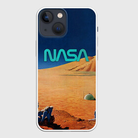 Чехол для iPhone 13 mini с принтом NASA on Mars в Новосибирске,  |  | Тематика изображения на принте: 