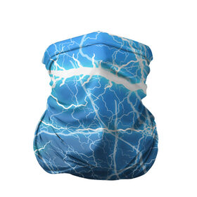 Бандана-труба 3D с принтом РАЗРЯДЫ МОЛНИЙ в Новосибирске, 100% полиэстер, ткань с особыми свойствами — Activecool | плотность 150‒180 г/м2; хорошо тянется, но сохраняет форму | Тематика изображения на принте: blue | epic | green | lightning | rain | storm | stripes | texture | thunder | гроза | гром | дождь | зеленый | линии | молнии | молния | пафосные | полосы | разряды | синий | текстура | шторм | эпичные | яркие