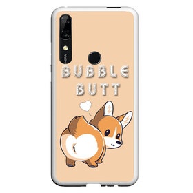 Чехол для Honor P Smart Z с принтом Bubble butt в Новосибирске, Силикон | Область печати: задняя сторона чехла, без боковых панелей | корги