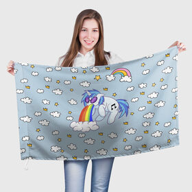 Флаг 3D с принтом Рарити в Новосибирске, 100% полиэстер | плотность ткани — 95 г/м2, размер — 67 х 109 см. Принт наносится с одной стороны | май литл пони | май литтл пони | пони | рарити