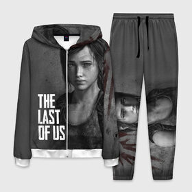 Мужской костюм 3D с принтом THE LAST OF US в Новосибирске, 100% полиэстер | Манжеты и пояс оформлены тканевой резинкой, двухслойный капюшон со шнурком для регулировки, карманы спереди | Тематика изображения на принте: gamer | player | stels | the last of us | the last of us part 2 | бегун | джоэл | каннибалы | охотники | сталкер | топляк | цикады | щелкун | элли