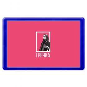 Магнит 45*70 с принтом Гречка pink в Новосибирске, Пластик | Размер: 78*52 мм; Размер печати: 70*45 | анастасия иванова | гречка | люби меня люби | недокасаемость | подростки