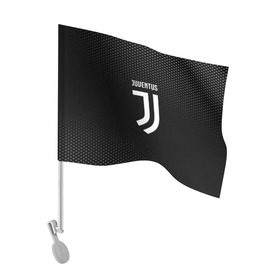 Флаг для автомобиля с принтом Juventus в Новосибирске, 100% полиэстер | Размер: 30*21 см | championship | fc | football | juventus | soccer | sport | одежда | спорт | спортивный | униформа | футбол | футбольный клуб | чемпионат | ювентус