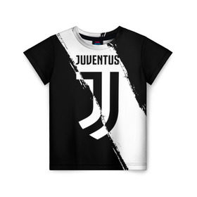 Детская футболка 3D с принтом FC Juventus в Новосибирске, 100% гипоаллергенный полиэфир | прямой крой, круглый вырез горловины, длина до линии бедер, чуть спущенное плечо, ткань немного тянется | fc juventus | juventus | криштиану роналду ювентус | фк ювентус | футбол | ювентус