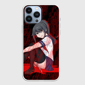 Чехол для iPhone 13 Pro Max с принтом YANDERE в Новосибирске,  |  | ahegao | anime | kawai | kowai | otaku | senpai | sugoi | waifu | weeaboo | yandere | аниме | ахегао | вайфу | виабу | каваи | ковай | культура | отаку | сенпай | сугои | тренд | яндере