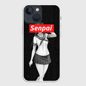 Чехол для iPhone 13 mini с принтом СЕНПАЙ   SENPAI в Новосибирске,  |  | ahegao | anime | kawai | kowai | otaku | senpai | sugoi | waifu | weeaboo | yandere | аниме | ахегао | вайфу | виабу | каваи | ковай | культура | отаку | сенпай | сугои | тренд | яндере