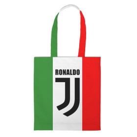 Сумка 3D повседневная с принтом Ronaldo Juventus Italy в Новосибирске, 100% полиэстер | Плотность: 200 г/м2; Размер: 34×35 см; Высота лямок: 30 см | cr7 | cristiano ronaldo | football | juventus | криштиану роналду | роналдо | роналду | футбол | ювентус