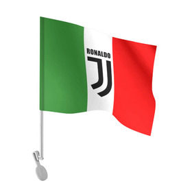 Флаг для автомобиля с принтом Ronaldo Juventus Italy в Новосибирске, 100% полиэстер | Размер: 30*21 см | cr7 | cristiano ronaldo | football | juventus | криштиану роналду | роналдо | роналду | футбол | ювентус