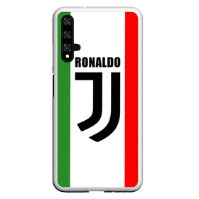 Чехол для Honor 20 с принтом Ronaldo Juventus Italy в Новосибирске, Силикон | Область печати: задняя сторона чехла, без боковых панелей | cr7 | cristiano ronaldo | football | juventus | криштиану роналду | роналдо | роналду | футбол | ювентус