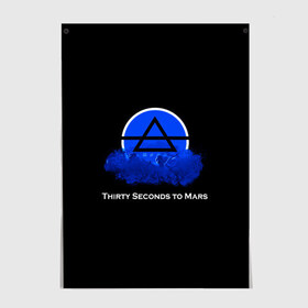 Постер с принтом 30 Seconds to mars в Новосибирске, 100% бумага
 | бумага, плотность 150 мг. Матовая, но за счет высокого коэффициента гладкости имеет небольшой блеск и дает на свету блики, но в отличии от глянцевой бумаги не покрыта лаком | 30 seconds to mars | jared leto | punk | rock | thirty seconds to mars | альтернативный хип хоп | группа | джаред лето | инди поп | музыка | музыкальное произведение | ноты | панк | регги | рок | синти поп