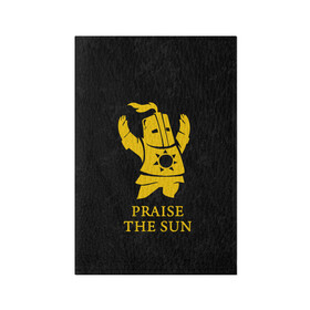 Обложка для паспорта матовая кожа с принтом PRAISE THE SUN | DARK SOULS | ТЁМНЫЕ ДУШИ в Новосибирске, натуральная матовая кожа | размер 19,3 х 13,7 см; прозрачные пластиковые крепления | dark souls | game | gamer | knight | play | player | praise the sun | дарк соулс | доспехи | игры | надпись | рыцарь | темные души