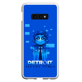 Чехол для Samsung S10E с принтом Detroitbecome human в Новосибирске, Силикон | Область печати: задняя сторона чехла, без боковых панелей | connor | cyberlife | detroit become human | deviant | kara | markus | ps4 | rk800 |  detroit: become human | детроит | детроит: стать человеком | игры | кара | коннор | конор | кэра | маркус | пиратs | эксклюзив