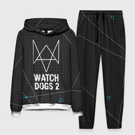 Мужской костюм 3D (с толстовкой) с принтом WATCH DOGS 2 в Новосибирске,  |  | Тематика изображения на принте: action | ct os | ded sec | fox | gamer | hacker | player | watch dogs | watch dogs 2 | знак лиса | хакер