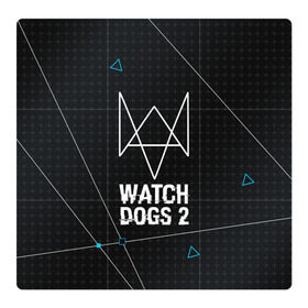 Магнитный плакат 3Х3 с принтом WATCH DOGS 2 в Новосибирске, Полимерный материал с магнитным слоем | 9 деталей размером 9*9 см | action | ct os | ded sec | fox | gamer | hacker | player | watch dogs | watch dogs 2 | знак лиса | хакер