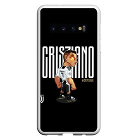 Чехол для Samsung Galaxy S10 с принтом Cristiano Ronaldo Juventus в Новосибирске, Силикон | Область печати: задняя сторона чехла, без боковых панелей | Тематика изображения на принте: 7 | champion | cr7 | cristiano | footballer | forward | juventus | portugal | ronaldo | крис | криштиану | португалия | реал | рон | роналду | ронни | форвард | футболист | чемпион | ювентус