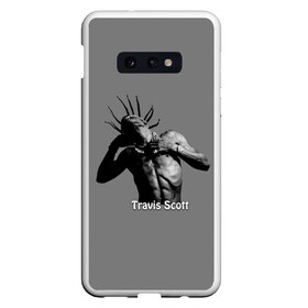 Чехол для Samsung S10E с принтом Travis Scott - 001 в Новосибирске, Силикон | Область печати: задняя сторона чехла, без боковых панелей | Тематика изображения на принте: astroworld | hip hop | hiphop | rap | scott | travis | travis scott | travisscott | wish you were here | рэп | хип хоп | хипхоп