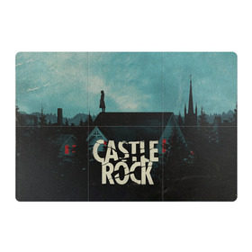 Магнитный плакат 3Х2 с принтом Castle Rock в Новосибирске, Полимерный материал с магнитным слоем | 6 деталей размером 9*9 см | castle rock | hulu | билл скарсгард | дж.дж. абрамс | касл рок | кубик в кубе | стивен кинг | шоушенк