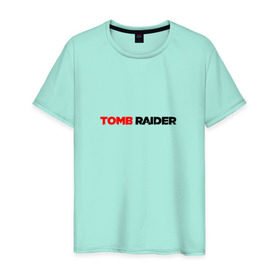 Мужская футболка хлопок с принтом Tomb Raider в Новосибирске, 100% хлопок | прямой крой, круглый вырез горловины, длина до линии бедер, слегка спущенное плечо. | 