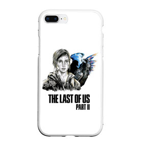 Чехол для iPhone 7Plus/8 Plus матовый с принтом The last of US 2 в Новосибирске, Силикон | Область печати: задняя сторона чехла, без боковых панелей | ellie | game | joel | naughty dog | the last of us | джоэл | одни из нас | элли