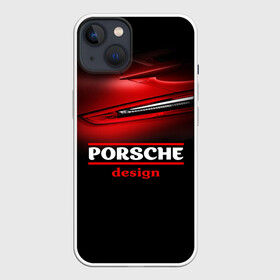 Чехол для iPhone 13 с принтом Porsche design в Новосибирске,  |  | auto | porsche | porsche ag | авто | автомобиль | дизайн | машина | порше | суперкар | тачка