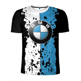 Мужская футболка 3D спортивная с принтом BMW sign в Новосибирске, 100% полиэстер с улучшенными характеристиками | приталенный силуэт, круглая горловина, широкие плечи, сужается к линии бедра | auto | bmw | logo | автомобиль | бмв | логотип | машина | эмблема