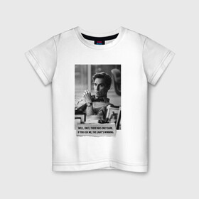 Детская футболка хлопок с принтом True Detective в Новосибирске, 100% хлопок | круглый вырез горловины, полуприлегающий силуэт, длина до линии бедер | true detective | вуди харрельсон | детектив | криминал | мистика | настоящий детектив | сериал