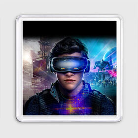 Магнит 55*55 с принтом Ready Player One (PRO) [2] в Новосибирске, Пластик | Размер: 65*65 мм; Размер печати: 55*55 мм | Тематика изображения на принте: game | games | one | player | player one | ready player one | retro | robot | игрок | игры | первому игроку приготовиться | ретро | робот | фильм