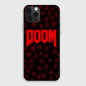 Чехол для iPhone 12 Pro Max с принтом DOOM в Новосибирске, Силикон |  | Тематика изображения на принте: devil | doom | hell | mark of the doom slayer | slayer | ад | гарнил | дум | знаки | иероглифы | компьютерные игры 2019 | преисподняя | символ | солдат