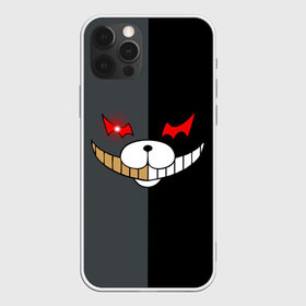 Чехол для iPhone 12 Pro Max с принтом KUROKUMA x MONOKUMA в Новосибирске, Силикон |  | anime | bear | black  white | danganronpa | kurokuma | monodam | monokuma | monomi | monotaro | pink | rabbit | school | shirokuma | аниме | главарь | мoноми | монокума | черно белый | школа