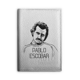 Обложка для автодокументов с принтом Pablo Escobar в Новосибирске, натуральная кожа |  размер 19,9*13 см; внутри 4 больших “конверта” для документов и один маленький отдел — туда идеально встанут права | escobar | loving pablo | эскобар